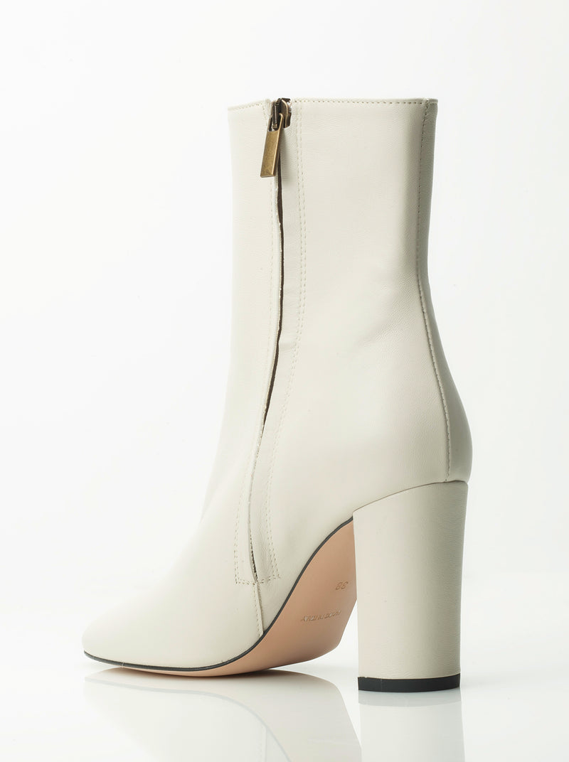 Stivaletti Brigitte nappa crema